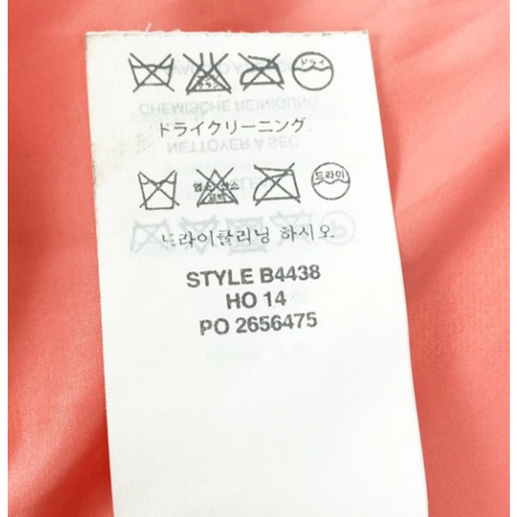 J.CREW Box Pleat Skirt in Crepe, Pink Coral Size 2 - Picture 6 of 6